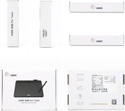 UGEE S640 Digital Drawing Tablet - Versatile USB-Powered Graphics Tablet for Students & Artists, Durable Writing Board for Creative Expression