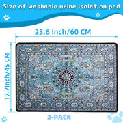 Super Absorbent Washable Dog Pee Pads - Waterproof, Leak-Proof & Non-Slip Reusable Puppy Training Pads for Easy Housebreaking.Super Absorbent Washable Dog Pee Pads - Waterproof, Leak-Proof & Non-Slip Reusable Puppy Training Pads for Easy Housebreaking