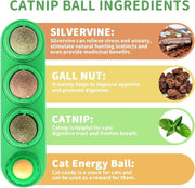 Ultimate Catnip Energy Balls - Edible Chew Treats for Dental Health & Fun for All Breeds!