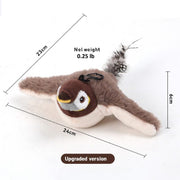 2025 Flapping Bird Cat Toy - Interactive Rechargeable Pet Exercise Toy with Lifelike Chirping Sounds - Perfect Gift for Cats and Puppies!