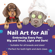Quick Dry Dog Nail Polish Pens - Easy Application Pet Nail Polish for Dogs & Cats, Perfect Puppy Accessory Set