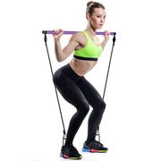 Multifunctional Pilates Bar Kit | Portable Yoga & Resistance Band for Full Body Workout