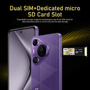 Fuffi 6.56-Inch HD Smartphone - 4GB RAM, 32GB Storage, Dual Camera, Bluetooth & GPS, Sleek Metal Frame, Android 4G