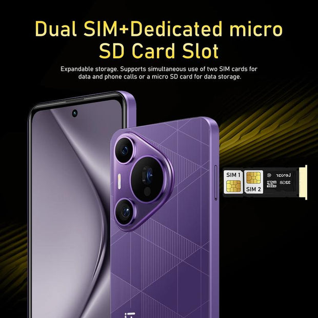 Fuffi 6.56-Inch HD Smartphone - 4GB RAM, 32GB Storage, Dual Camera, Bluetooth & GPS, Sleek Metal Frame, Android 4G