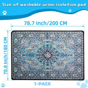 Super Absorbent Washable Dog Pee Pads - Waterproof, Leak-Proof & Non-Slip Reusable Puppy Training Pads for Easy Housebreaking