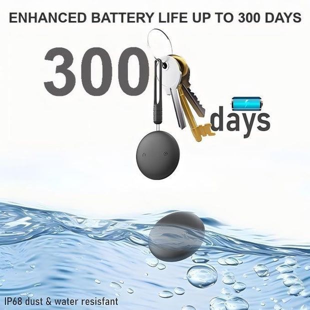 Smart Tag Air Tracker - Waterproof GPS Luggage & Item Locator for Apple Find My (iOS Only)