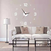 Creative Frameless DIY Wall Clock Wall Mechanism Night Light Arrows Decal Home Silent Clock Living Room Office Wall Decoration