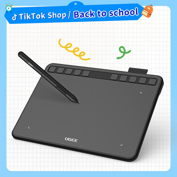 UGEE S640 Digital Drawing Tablet - Versatile USB-Powered Graphics Tablet for Students & Artists, Durable Writing Board for Creative Expression.UGEE S640 Digital Drawing Tablet - Versatile USB-Powered Graphics Tablet for Students & Artists, Durable Writing Board for Creative Expression