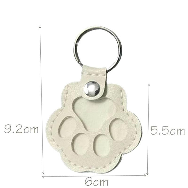 4 Pack Creative Pet Hair Keychain Hangers - Unique Keepsakes for Cat and Dog Owners