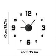 Creative Frameless DIY Wall Clock Wall Mechanism Night Light Arrows Decal Home Silent Clock Living Room Office Wall Decoration