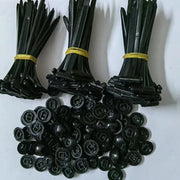 Versatile Durable Nylon Cable Tie Buckles - Perfect for Home, Office, Workshop, and Outdoor Use!