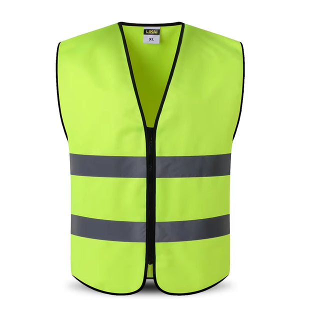 High Visibility Reflective Safety Vest for Outdoor Sports, Motorcycle, and Cycling