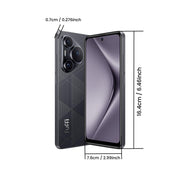 Fuffi 6.56-Inch HD Smartphone - 4GB RAM, 32GB Storage, Dual Camera, Bluetooth & GPS, Sleek Metal Frame, Android 4G