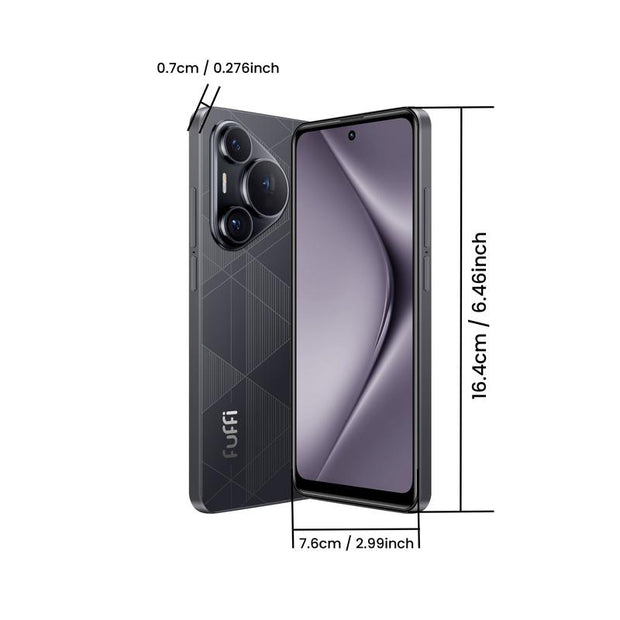 Fuffi 6.56-Inch HD Smartphone - 4GB RAM, 32GB Storage, Dual Camera, Bluetooth & GPS, Sleek Metal Frame, Android 4G