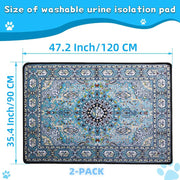 Super Absorbent Washable Dog Pee Pads - Waterproof, Leak-Proof & Non-Slip Reusable Puppy Training Pads for Easy Housebreaking