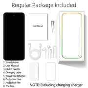 Fuffi 6.56-Inch HD Smartphone - 4GB RAM, 32GB Storage, Dual Camera, Bluetooth & GPS, Sleek Metal Frame, Android 4G