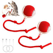 Interactive Electric Cat Toy Ball - Motion-Sensing Fun for Indoor Cats & Dogs, Keeps Pets Active & Entertained! Perfect Gift for Pet Lovers!