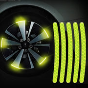 20pcs Luminous Reflective Wheel Hub Stickers - Enhance Night Visibility for Cars, Bikes & Motorcycles