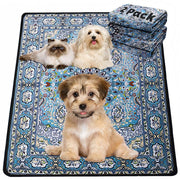 Super Absorbent Washable Dog Pee Pads - Waterproof, Leak-Proof & Non-Slip Reusable Puppy Training Pads for Easy Housebreaking