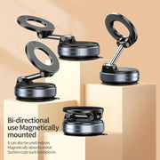 Magsafe 360° Adjustable Magnetic Car Phone Holder for iPhone 16 Pro Max/15/14/13/12 - Secure Manual Vacuum Adsorption