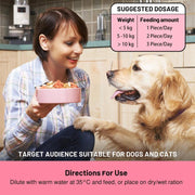 Probiotics for Dogs & Cats - 30 Chicken-Flavored Sachets for Digestive Relief with Prebiotics, Fiber & Enzymes - Boosts Gut & Immune Health!