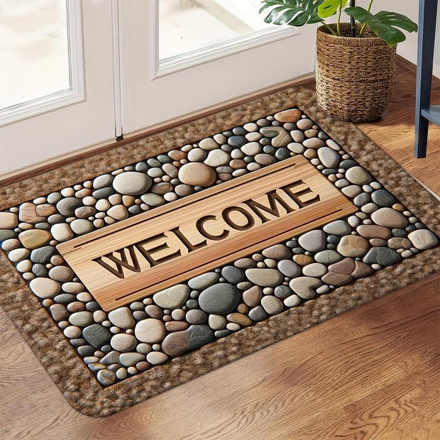 Super Absorbent Diatom Mud Bathroom Mat – Quick-Dry Non-Slip Rug for Bathroom, Shower, Entryway & Kitchen – Soft & Washable Silica Mat