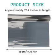 Frosted Window Privacy Film - UV Shielding & Heat Control Static Cling for Home & Bathroom Decor