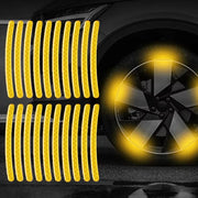 20pcs Luminous Reflective Wheel Hub Stickers - Enhance Night Visibility for Cars, Bikes & Motorcycles