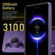 Fuffi 6.56-Inch HD Smartphone - 4GB RAM, 32GB Storage, Dual Camera, Bluetooth & GPS, Sleek Metal Frame, Android 4G