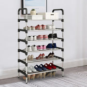 Tier Stackable Shoe Rack Organizer | Stainless Steel Space-Saving Shoe Shelf for Entryway & Closet